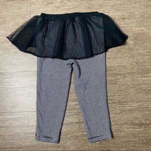 Carter’s Baby Girls Black/White Stripe Tutu Pants